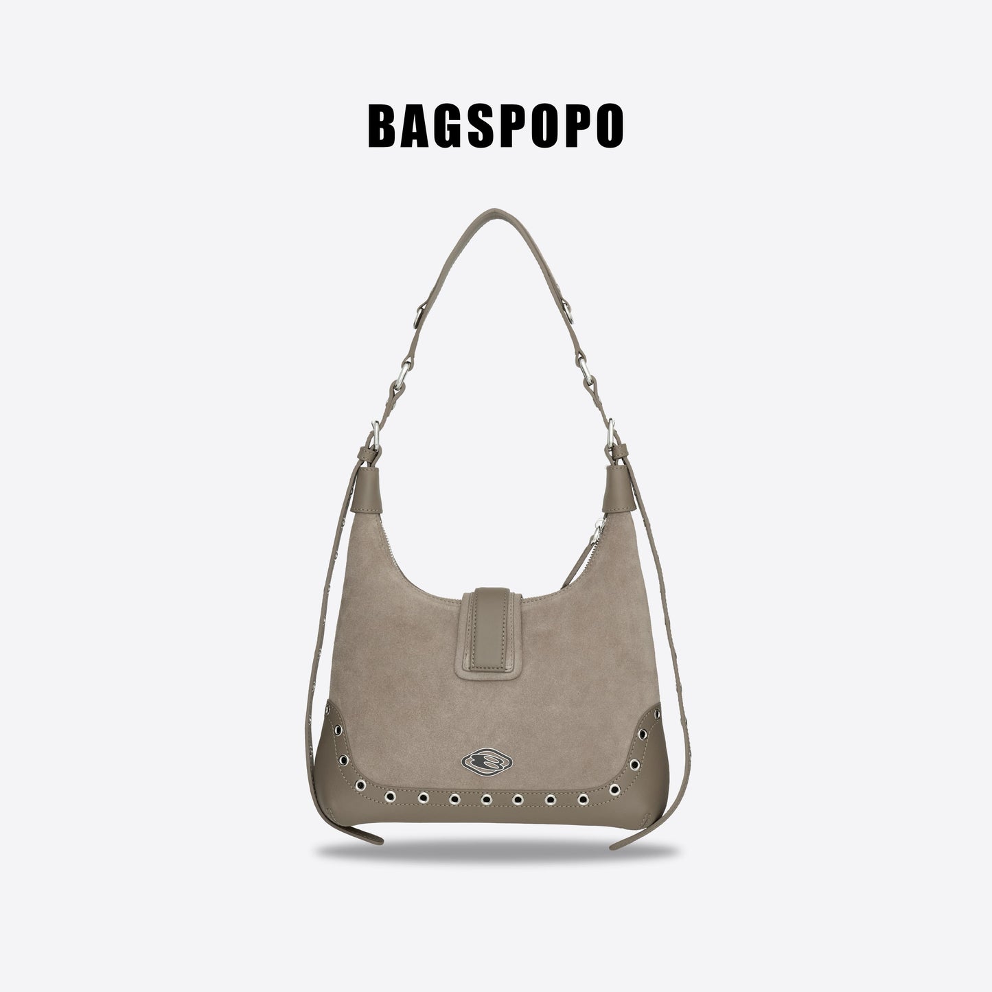 Saddle Bag-Leather Shoulder Bag-APRICOT
