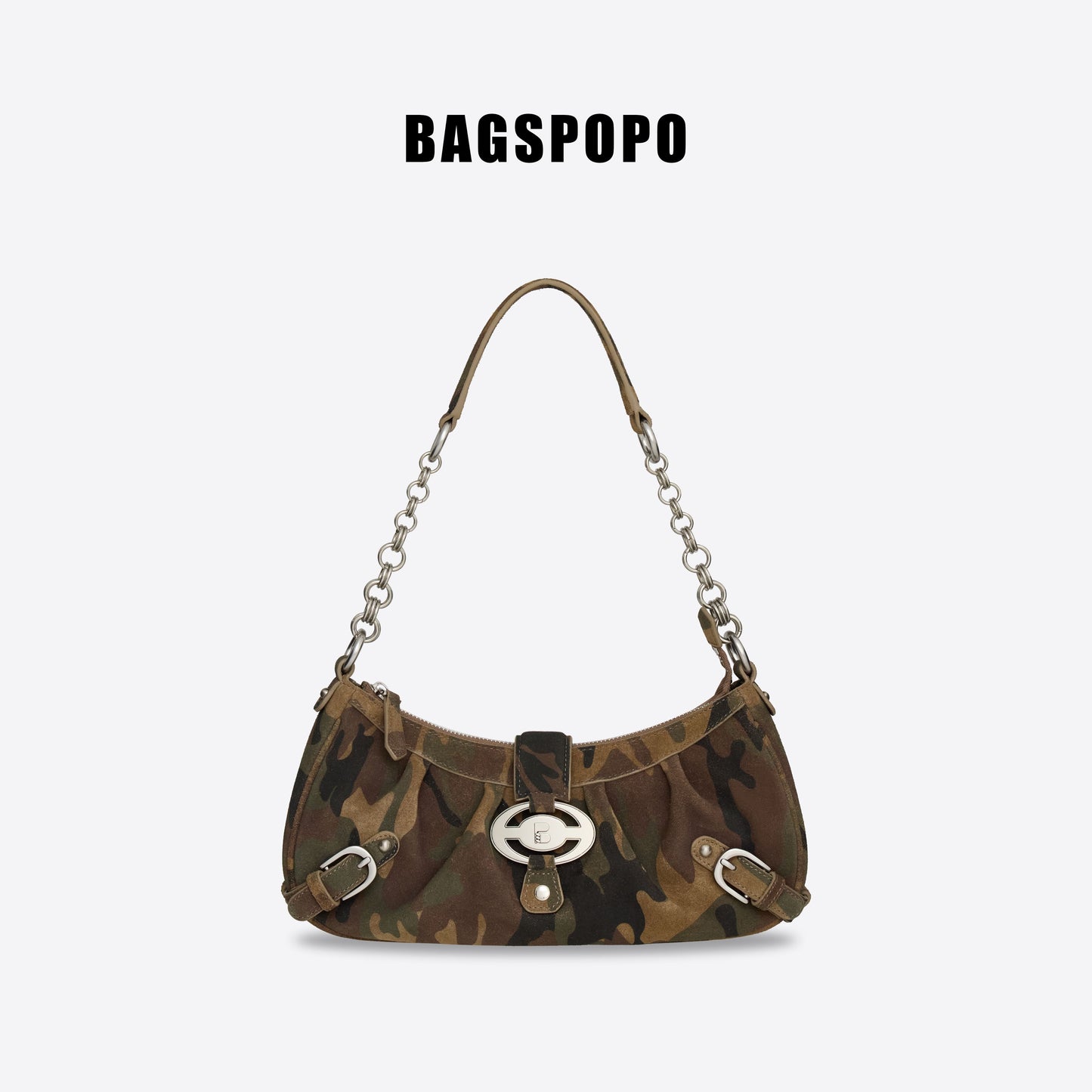 Wonton Bag-Suede Cowhide Shoulder Bag