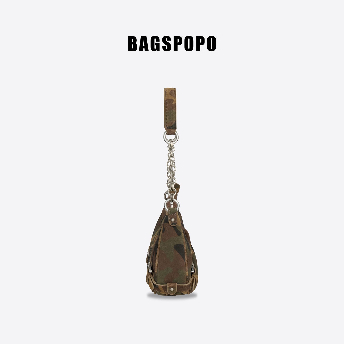 Wonton Bag-Suede Cowhide Shoulder Bag