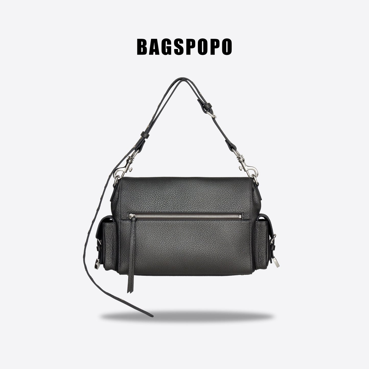 Messenger Bag-Leather Crossbody Bag