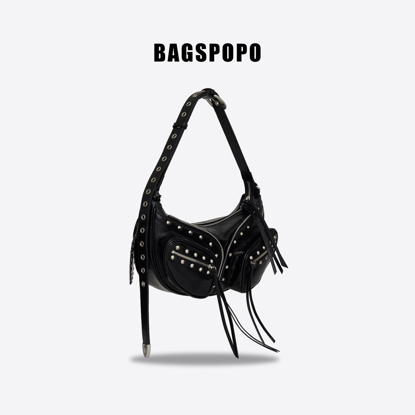 Small Chest Bag-Leather Crossbody Bag