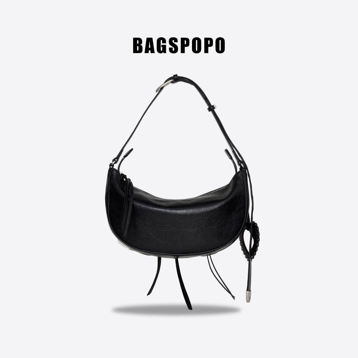 Small Chest Bag-Leather Crossbody Bag