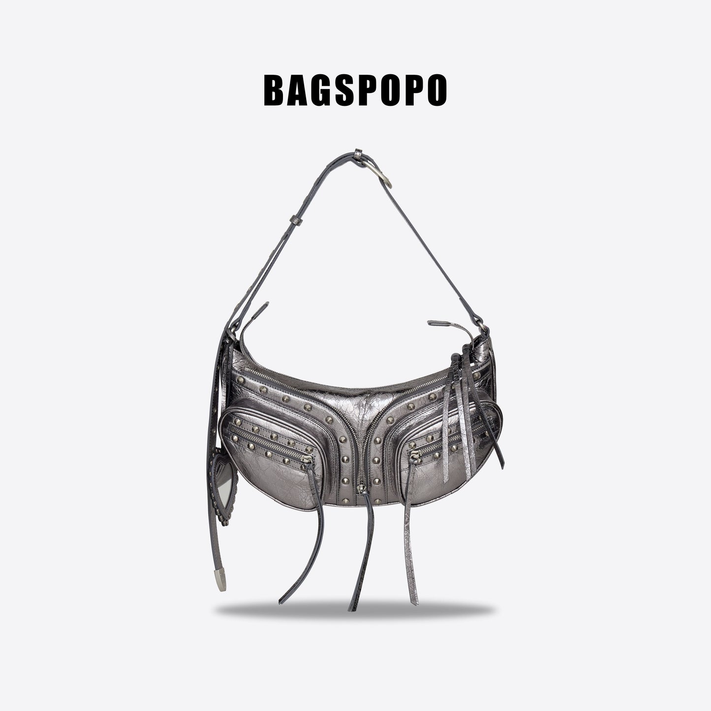 Small Chest Bag-Leather Crossbody Bag