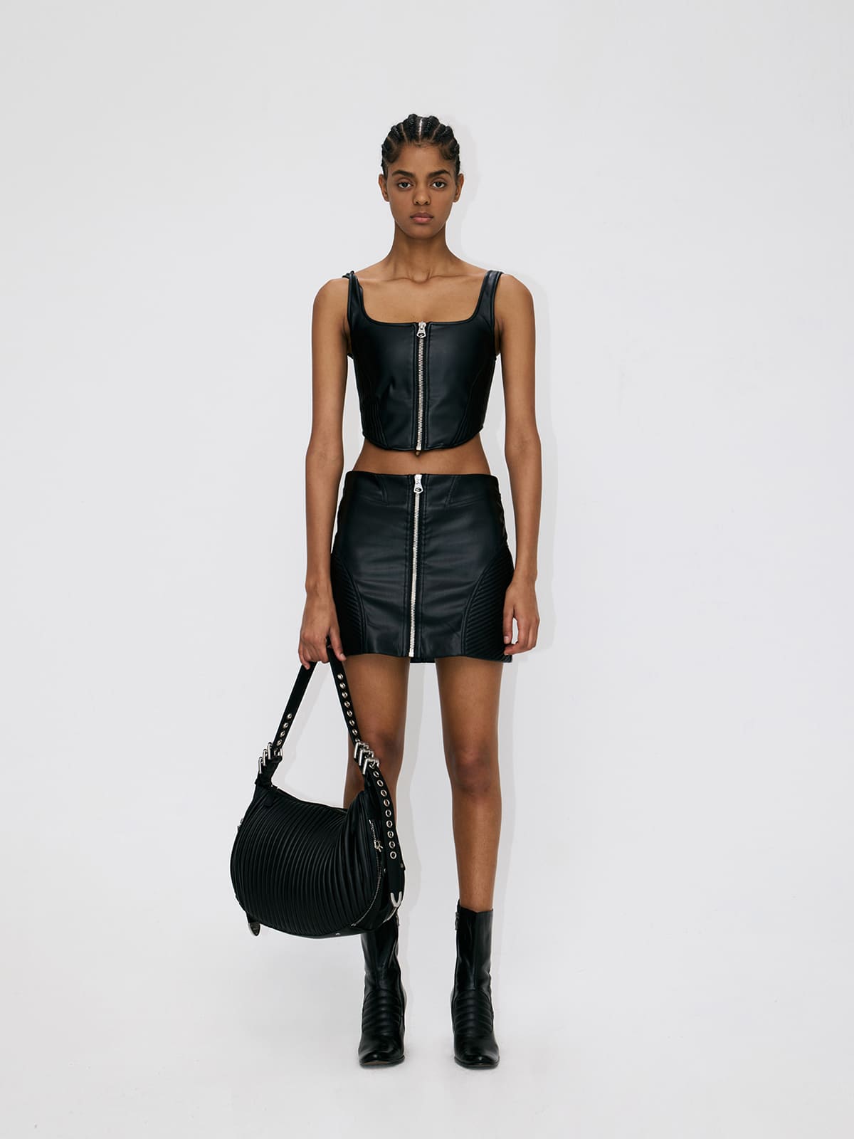 Shell Bag-Leather Shoulder Bag