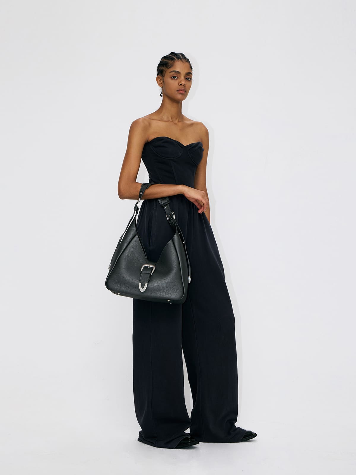 Dumpling Bag-Leather Shoulder Bag