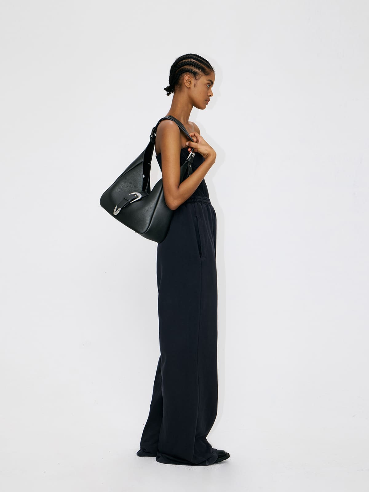Dumpling Bag-Leather Shoulder Bag