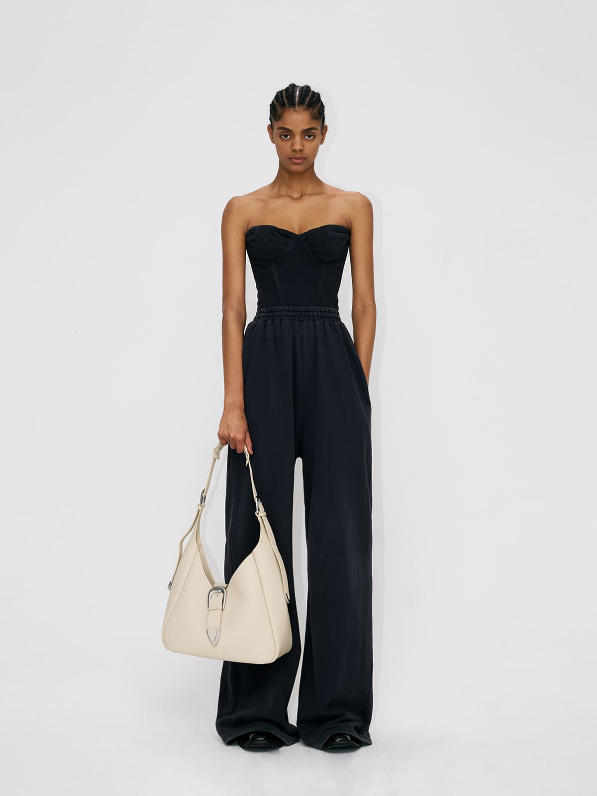 Dumpling Bag-Leather Shoulder Bag