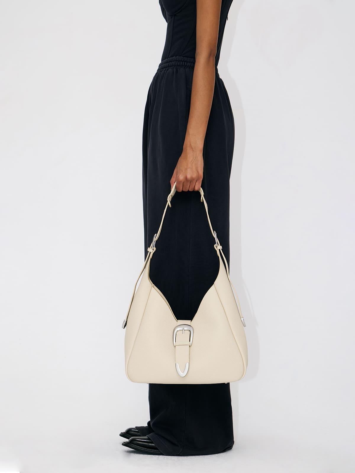 Dumpling Bag-Leather Shoulder Bag