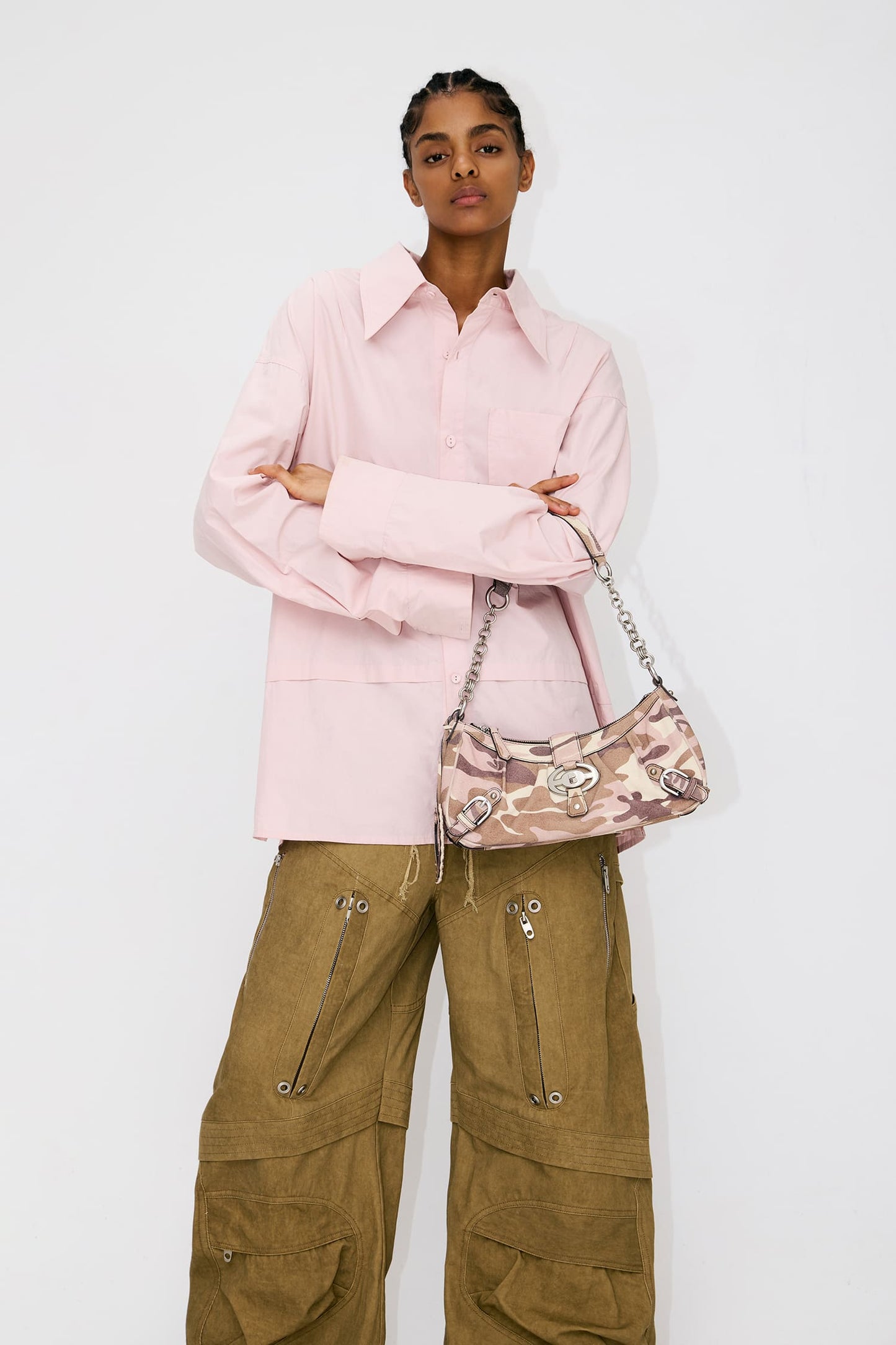 Wonton Bag-Suede Cowhide Shoulder Bag