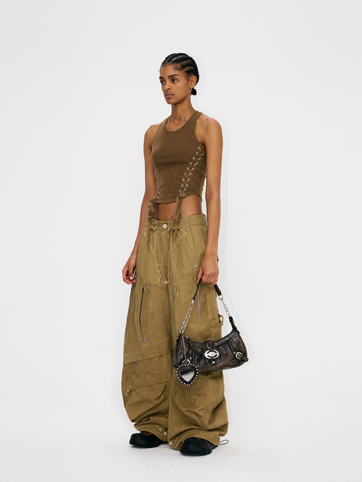 Wonton Bag-Leather Shoulder Bag