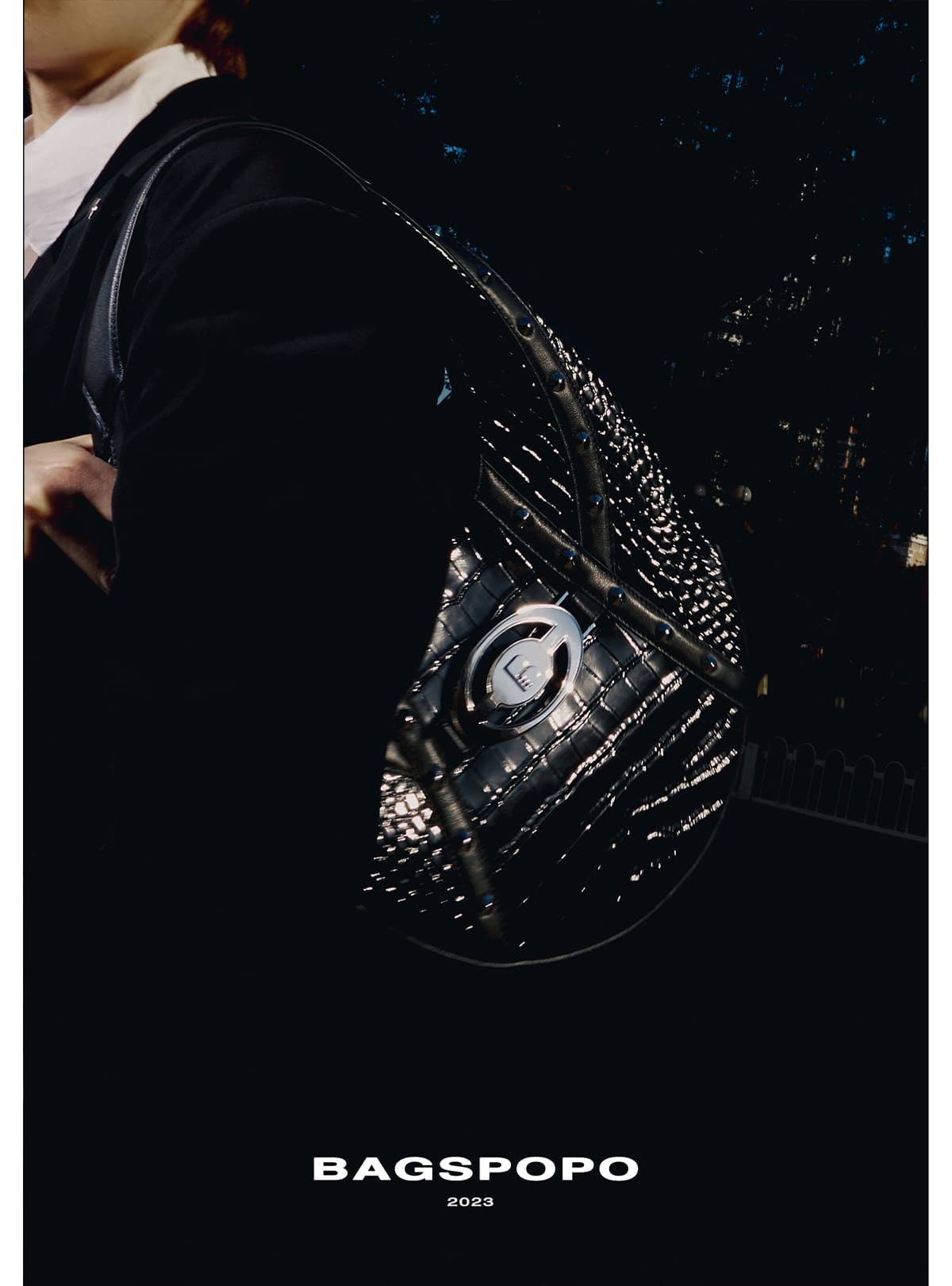 Crescent Bag-Leather Tote Bag