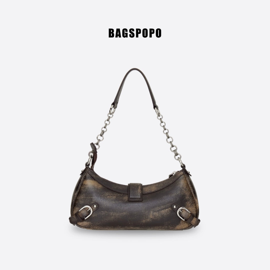 Wonton Bag-Leather Shoulder Bag