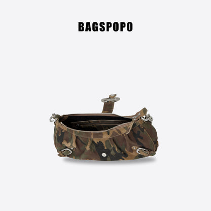Wonton Bag-Suede Cowhide Shoulder Bag
