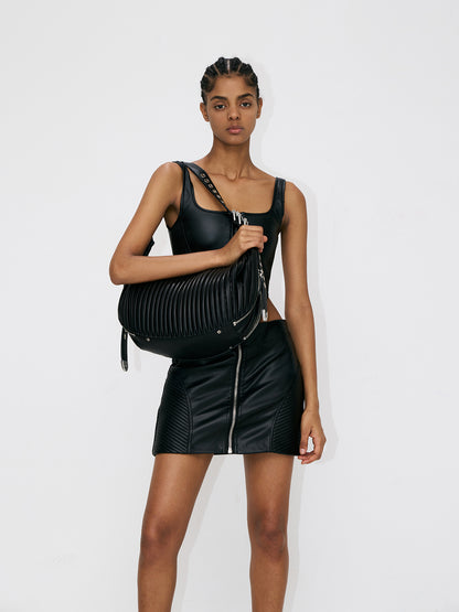Shell Bag-Leather Shoulder Bag
