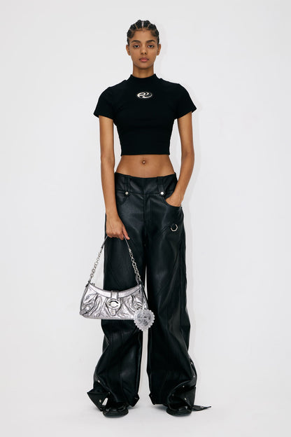 Wonton Bag-Leather Shoulder Bag