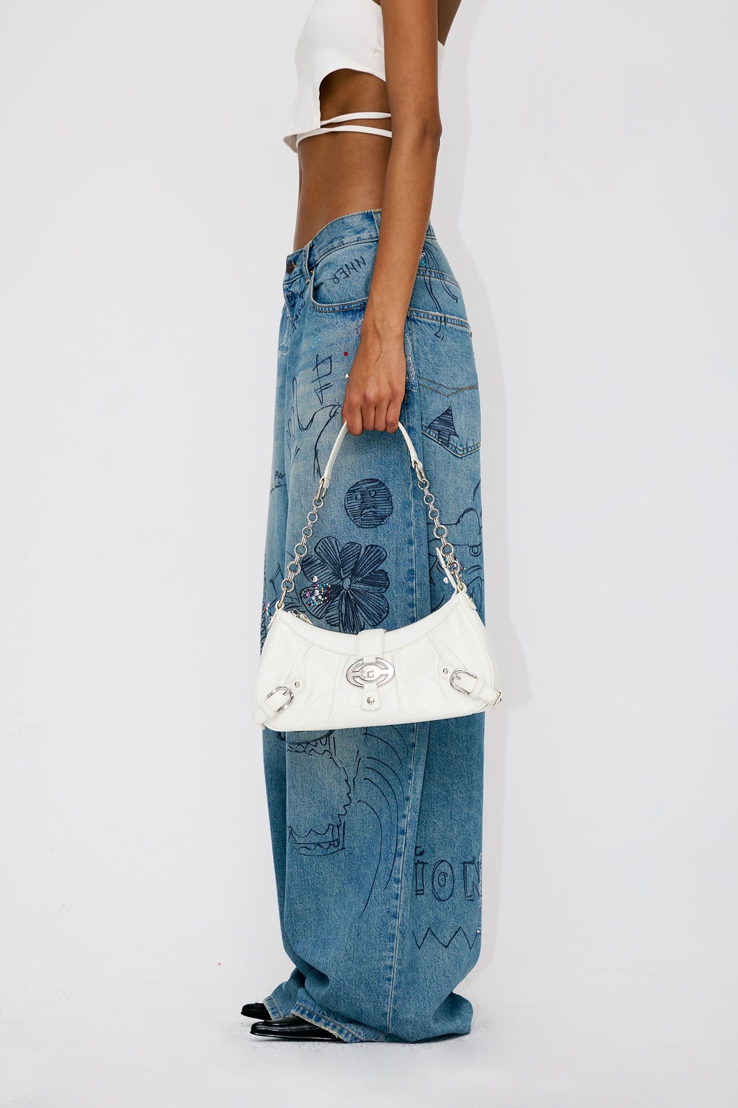 Wonton Bag-Leather Shoulder Bag